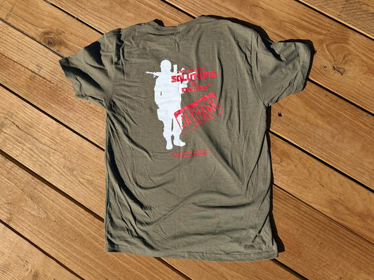 "We Are About Solutions Not Excuses" Rick T-Shirt