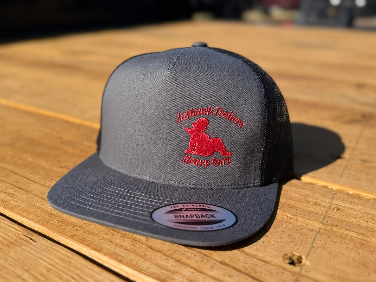 Heavy Duty Flat Bill Hat