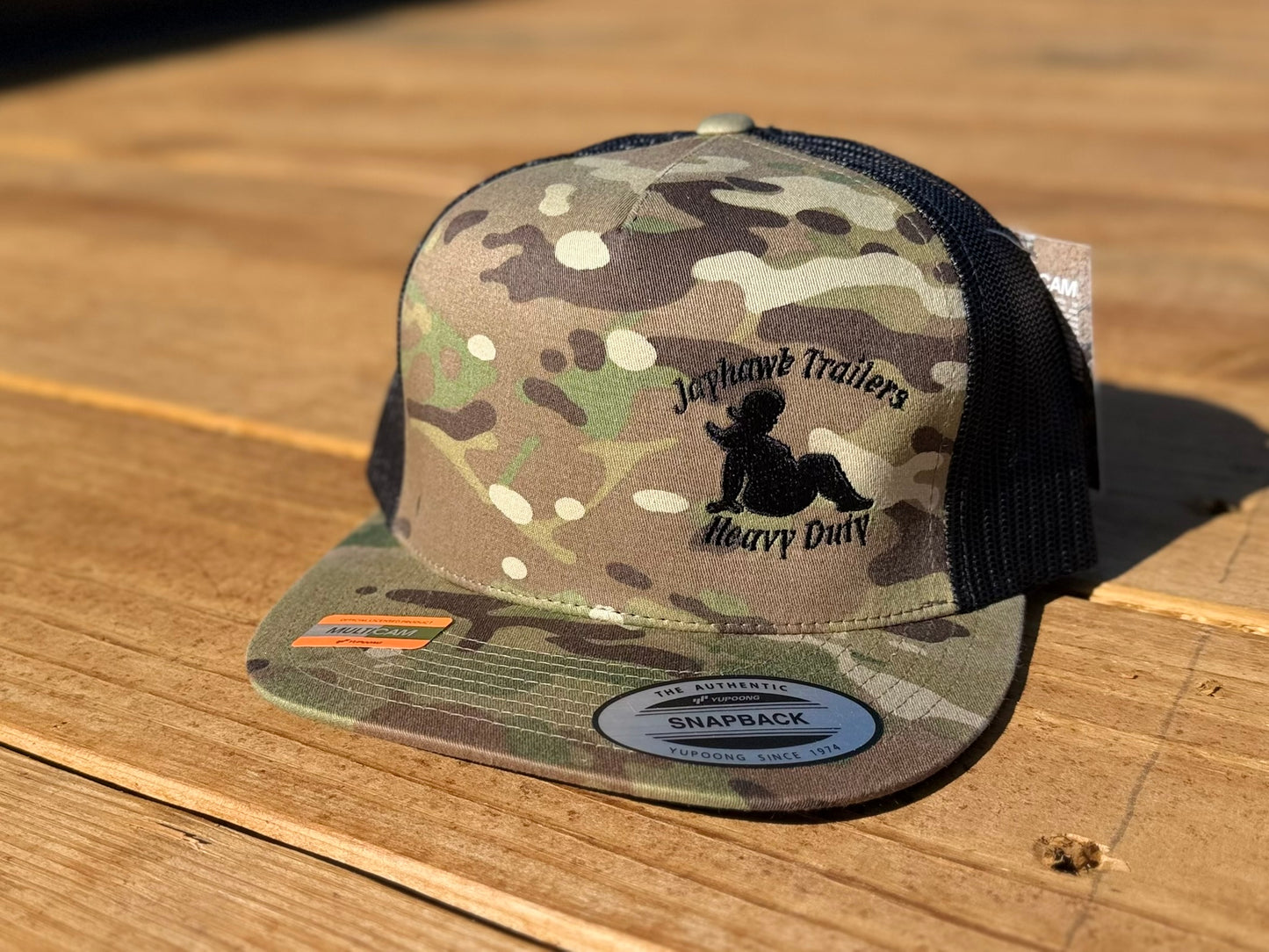 Heavy Duty Flat Bill Hat