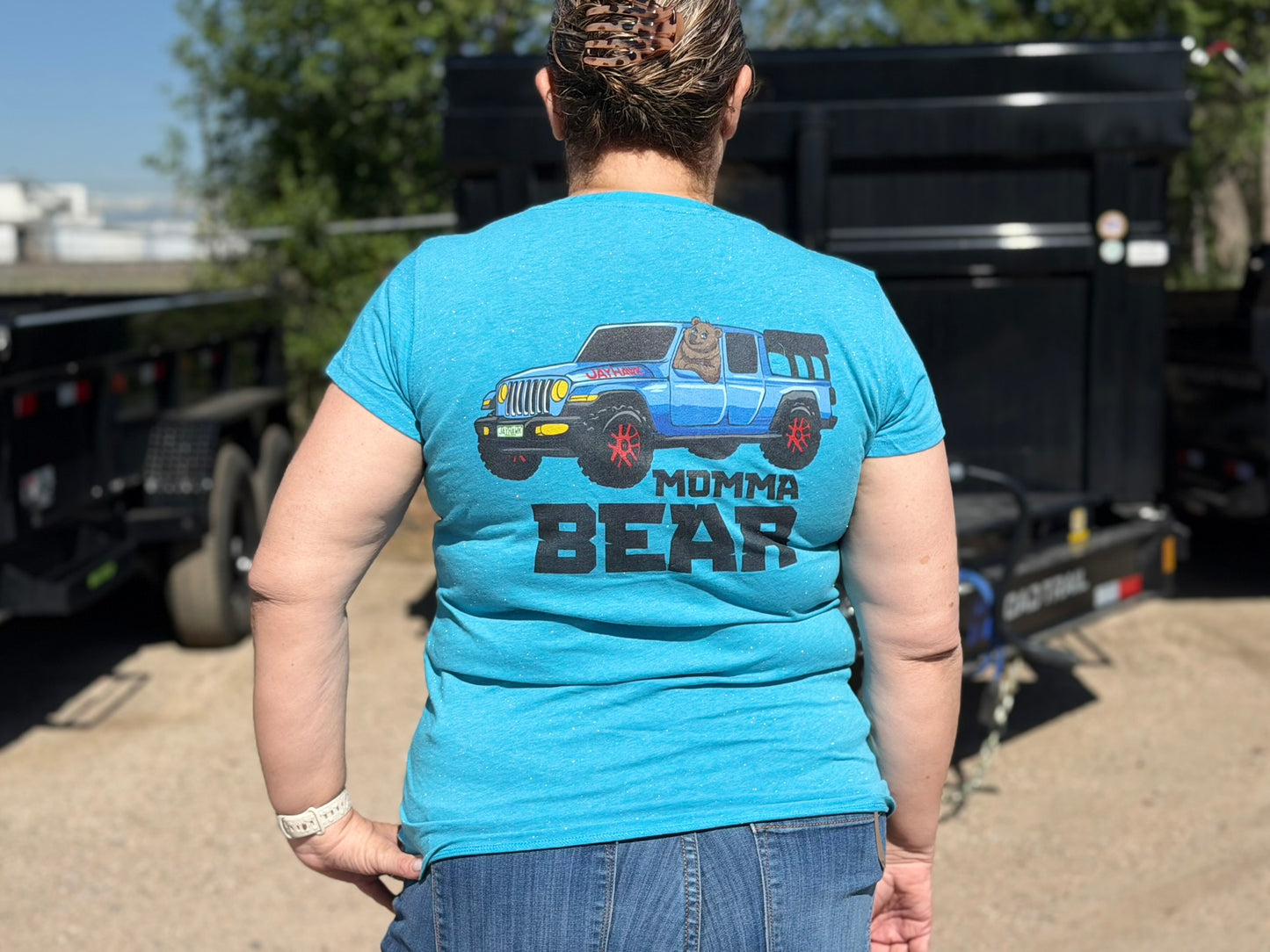 "Momma Bear" Shannon Girl Cut T-Shirt